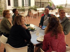 lunch on the terrace
