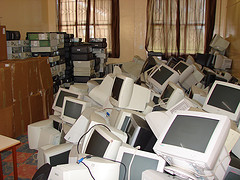 stack of monitors
