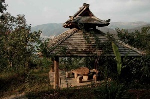 Tea pavilion in Yourantai