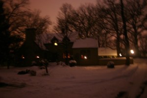 home at Christmas time