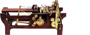 Patent model of Knight's machine for making paper bags, 1879