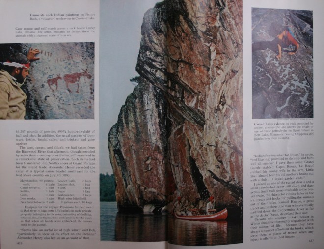 Picture rocks on Crooked Lake