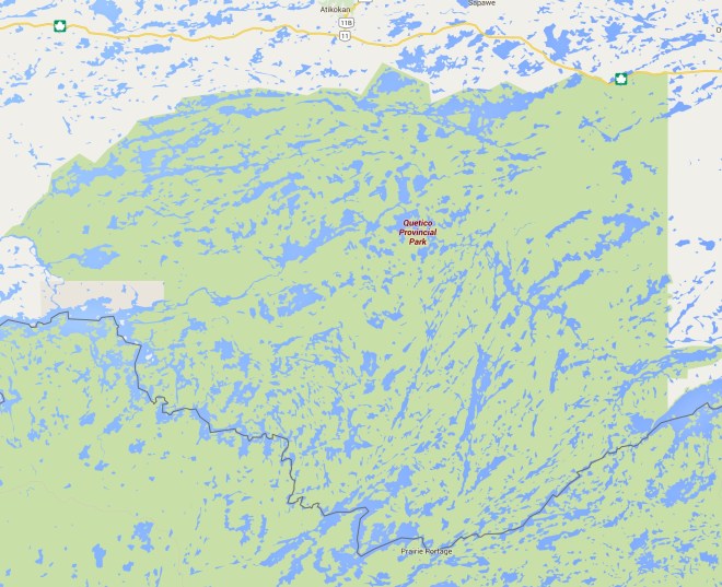Quetico Provincial Park, with 2000 lakes