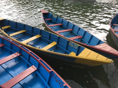 Our dunga (blue & yellow)